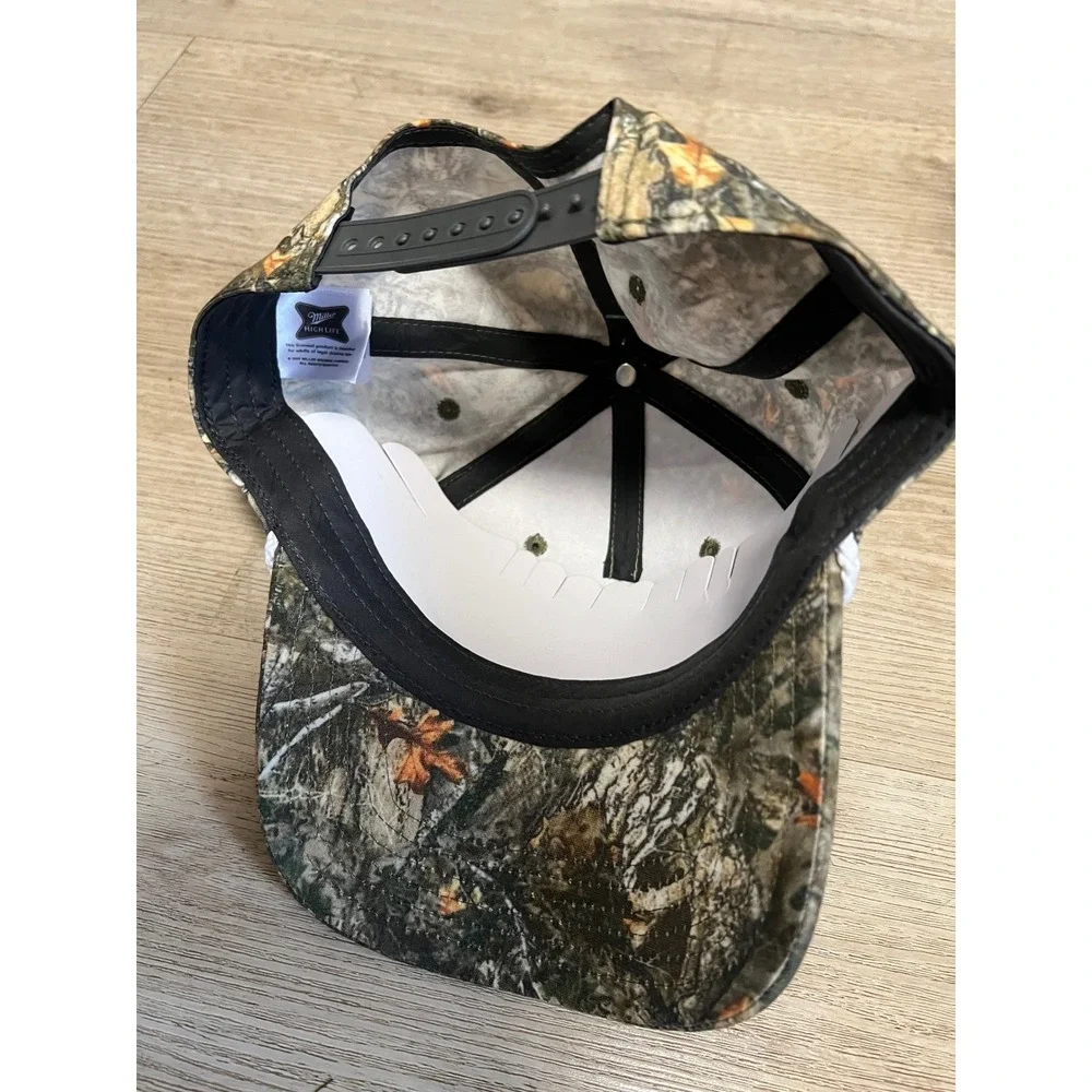 Miller High Life‎ Hat Mens Camo Rope Snapback Cap Beer Logo Camouflage NWT
